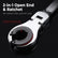 Flare Nut Wrench Set 7-in-1, Ratcheting Line Wrench Metric 8-14mm