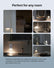 Single - SnapPower GuideLight [For Duplex Outlets] - Replaces Plug-In Night Light - Electrical Receptacle Wall Plate With LED Night Lights - Auto On/Off Sensor - (Duplex, White)