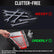 16-slot ABS plastic wrench organizer, standard hanging wrench organizer, suitable for toolboxes and walls, compatible with imperial and metric wrenches.