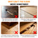 Floor Gap Fixer Tool for Laminate/Vinyl Flooring, Heavy-Duty Iron Floor Gap Repair Tool with 45° Dual Striking Surfaces, Enhanced Suction Cup (Black+2-Surface Grip System)