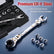 Flare Nut Wrench Set 7-in-1, Ratcheting Line Wrench Metric 8-14mm