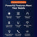 Flexible Gooseneck Work Flashlight, 360° Bendable, Rechargeable Worklight P90 LED Chip, Strong Magnetic Base, Telescopic Zoom, for Car Repair, Professional Flashlights for Car Repair Workshop Camping
