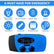Emergency Wind Up Weather Radio, Hand Crank Solar AM/FM Radio with LED Torch, IPX3 Waterproof Emergency Radios for Camping, Home, Hiking