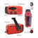 Emergency Wind Up Weather Radio, Hand Crank Solar AM/FM Radio with LED Torch, IPX3 Waterproof Emergency Radios for Camping, Home, Hiking