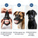 Funny Dog Grin Muzzle with Teeth for Halloween，m Adjustable Lightweight Rubber Pet Costume Mask for Halloween