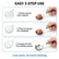 2PCS Meatball Spoon, Thickened Stainless Steel Meatball Spoon， with Hole Convenient Storage Design Long Handle Spoon;Kitchen Handmade Meatballs, Shrimp Balls, Vegetable balls Maker Spoon