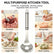 2PCS Meatball Spoon, Thickened Stainless Steel Meatball Spoon， with Hole Convenient Storage Design Long Handle Spoon;Kitchen Handmade Meatballs, Shrimp Balls, Vegetable balls Maker Spoon
