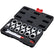 13 Pcs Flex Head Replaceable Ratchet Wrench Set, Suitable For Manual Mechanic Repairs, Including Storage Box