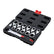 13 Pcs Flex Head Replaceable Ratchet Wrench Set, Suitable For Manual Mechanic Repairs, Including Storage Box