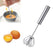 Stainless Steel Hand-Push Spinning Wire Whisk - Food-Grade Rust-Resistant Kitchen Cooking Accessory, Sturdy Riveted Construction, Semi-Automatic Design for Stirring Coffee, Egg Tasks, Easy to Clean