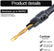 5 PCS Adjustable Wood Countersink Drill Bit Set