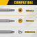 2 Pcs Spring-loaded Screw Holder Bit, Anti-drop Screwdriver Bit, Single-Hand Operation Bit Holder for Electricians, Mechanics, DIY Home Repair, Universal Screw Retaining Tool